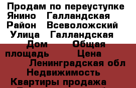 Продам по переуступке.Янино-1,Галландская 8 › Район ­ Всеволожский › Улица ­ Галландская › Дом ­ 8 › Общая площадь ­ 33 › Цена ­ 2 300 000 - Ленинградская обл. Недвижимость » Квартиры продажа   . Ленинградская обл.